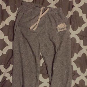 Gray roots pants size xsmall/small